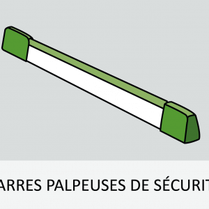 Barres palpeuses de sécurité pour portail