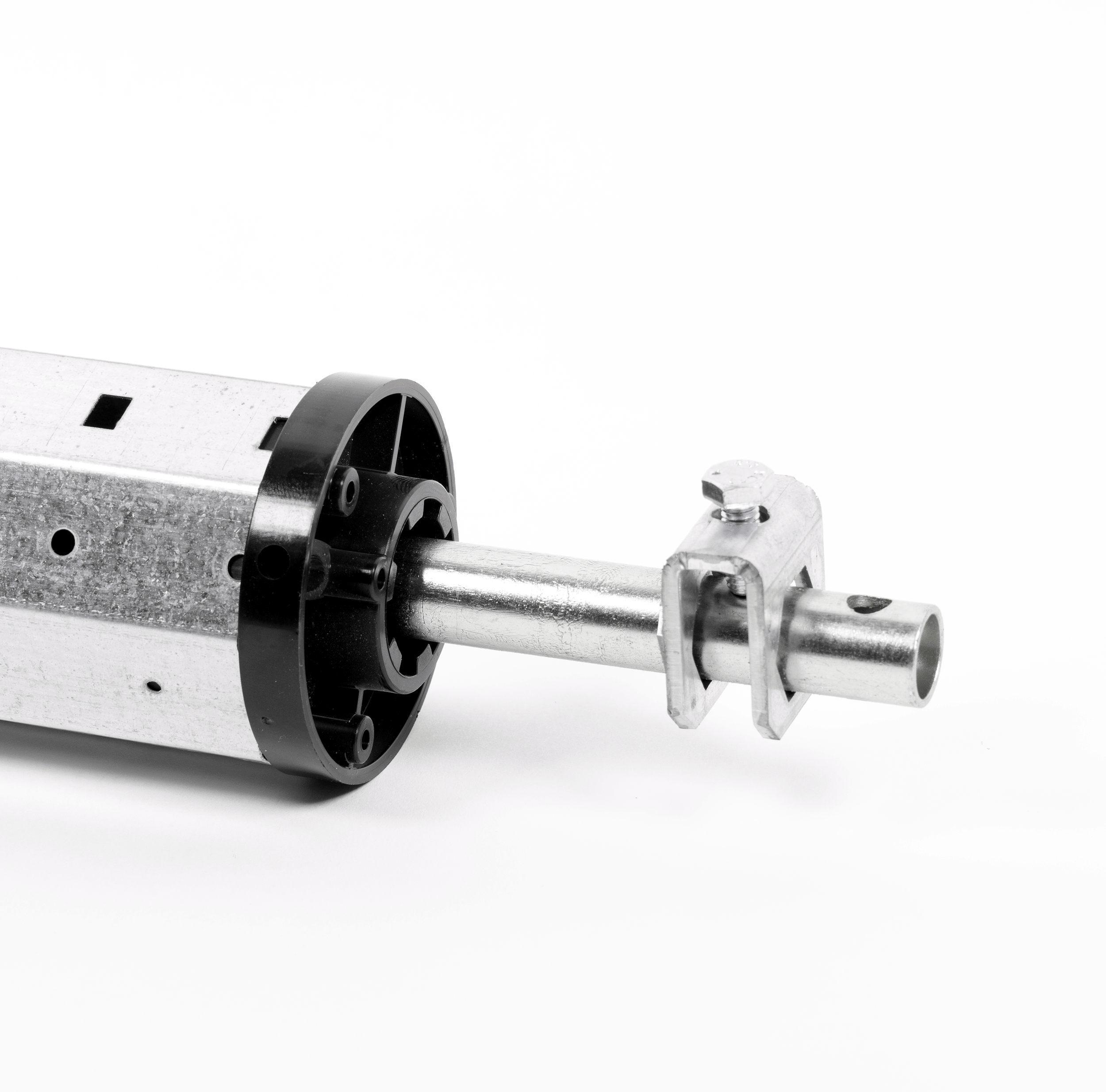 Bride de l’embout télescopique pour volet roulant de 40Kgs MAXIMUM Bride de blocage de l'embout télescopique pour volet roulant de 40Kgs MAXIMUM