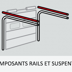 Composants rails et suspentes
