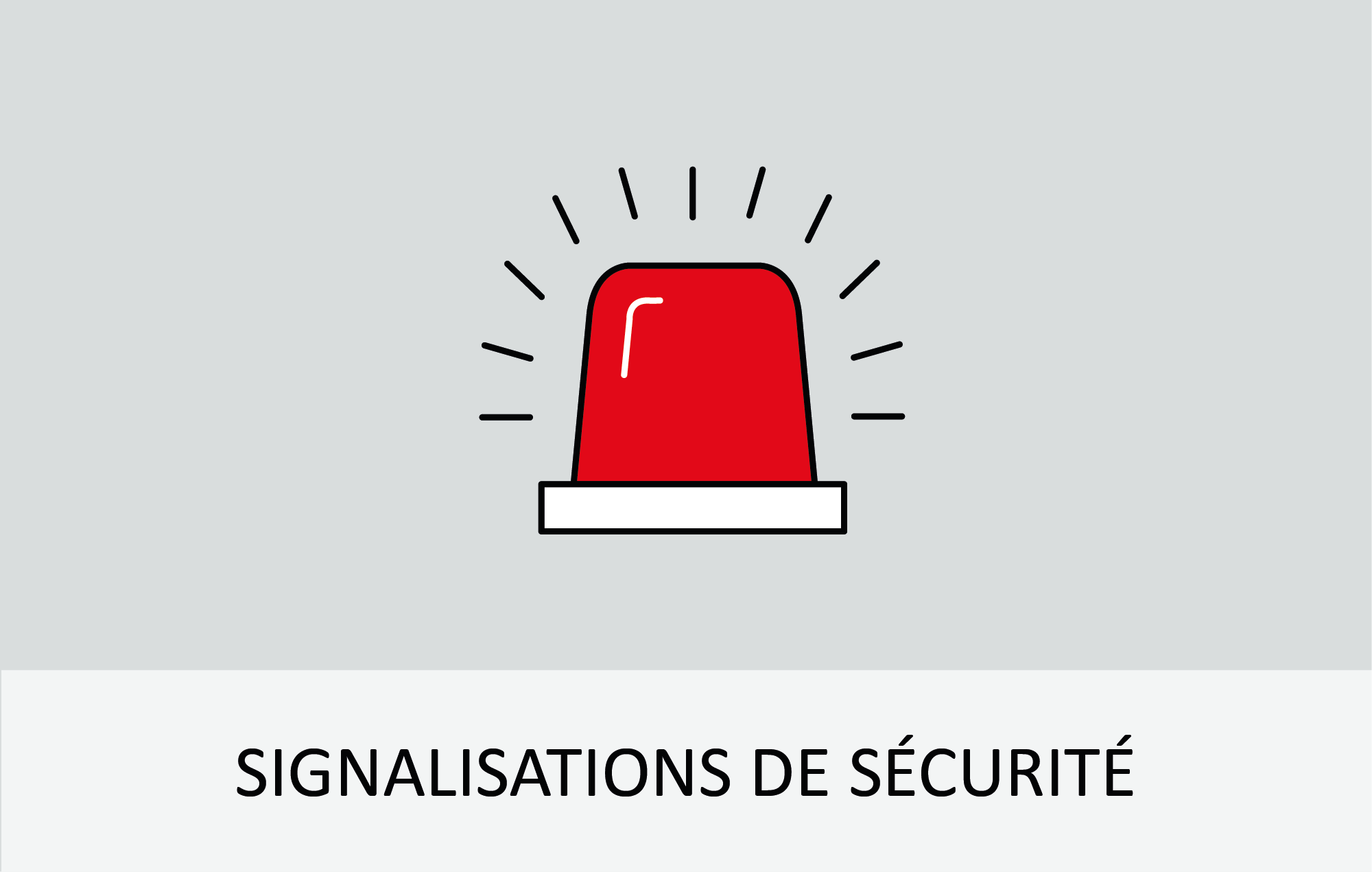 Signalisations de sécurité des portes sectionnelles