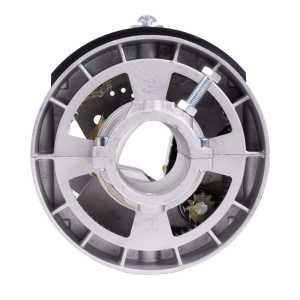 Gros plan de la couronne du moteur ACM Ø60 x 145Nm pour grille métallique