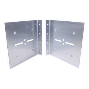 Drapeaux ou joues acier galvanisé 350 x 350mm pour rideaux métalliques  permettant l'enroulement des lames d'un rideau métallique autour de son axe