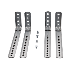 Equerres supports de flasques pour volet roulant traditionnel de plus de 25Kgs posé dans un coffre bois ou coffre tunnel