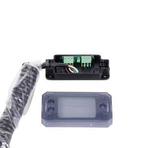 Capot du boîtier de raccordement du kit de sécurité pour porte de garage enroulable en aluminium
