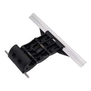 Dos de l'attache tablier type anti-soulèvement pour porte de garage enroulable aluminium en lames de 77mm