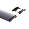 Embouts pour lames isolées au pas de 77mm pour porte de garage enroulable en aluminium