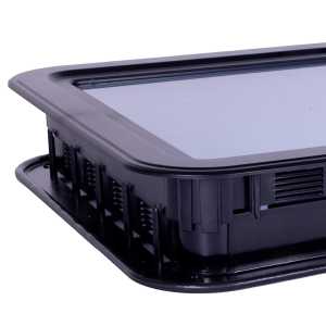 Clips d'assemblage des parties intérieure et extérieure du hublot rectangle pour porte sectionnelle industrielle