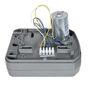 Bornier de raccordement moteur esclave PYRENE ERREKA pour portail de clôture à deux vantaux battants à la française