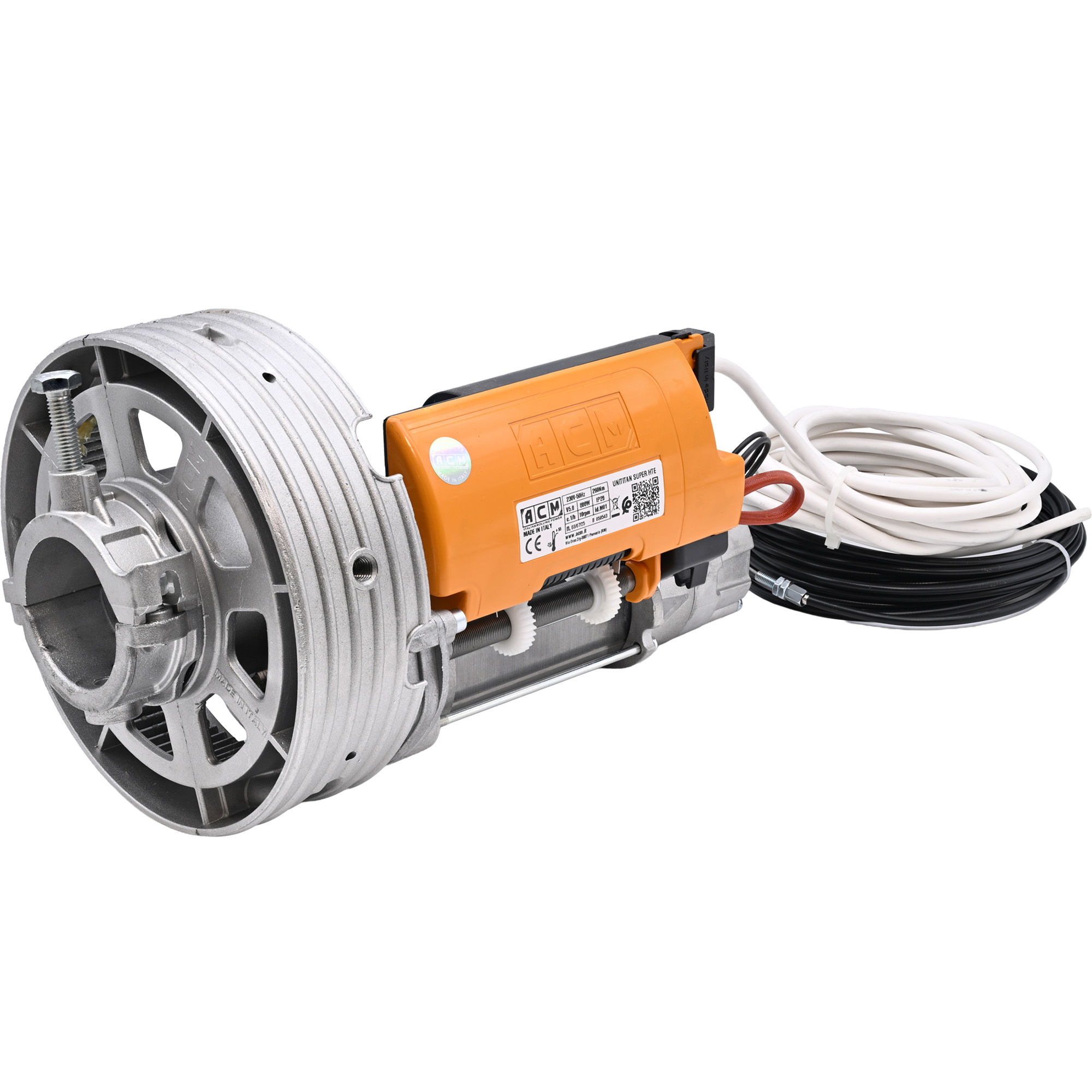 Photo du moteur ACM Ø60 x 260Nm Moteur central simple de rideau métallique ACM diamètre 60mm couple de 260Nm avec électrofrein débrayage