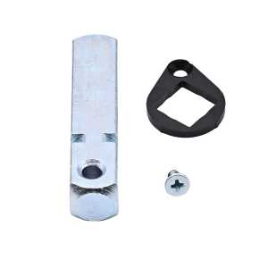 Support acier universel carré de 10 x 10mm pour moteur de volet roulant tubulaire