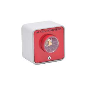 Contacteur pompier GEBA avec triangle de 11mm pour ouverture d'urgence de portes et portails