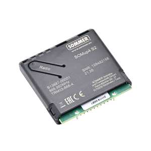 Vue de face du récepteur radio embro-chable TRM09-868-4 SOMMER 868,95Mhz