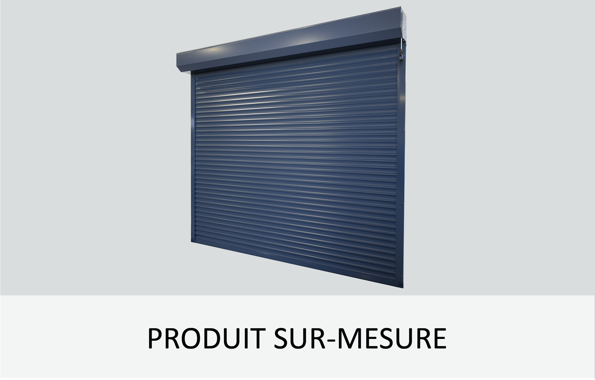 Fabrications sur-mesure de portes de garages enroulables en aluminiumd'axes ou de rideaux métalliques complets