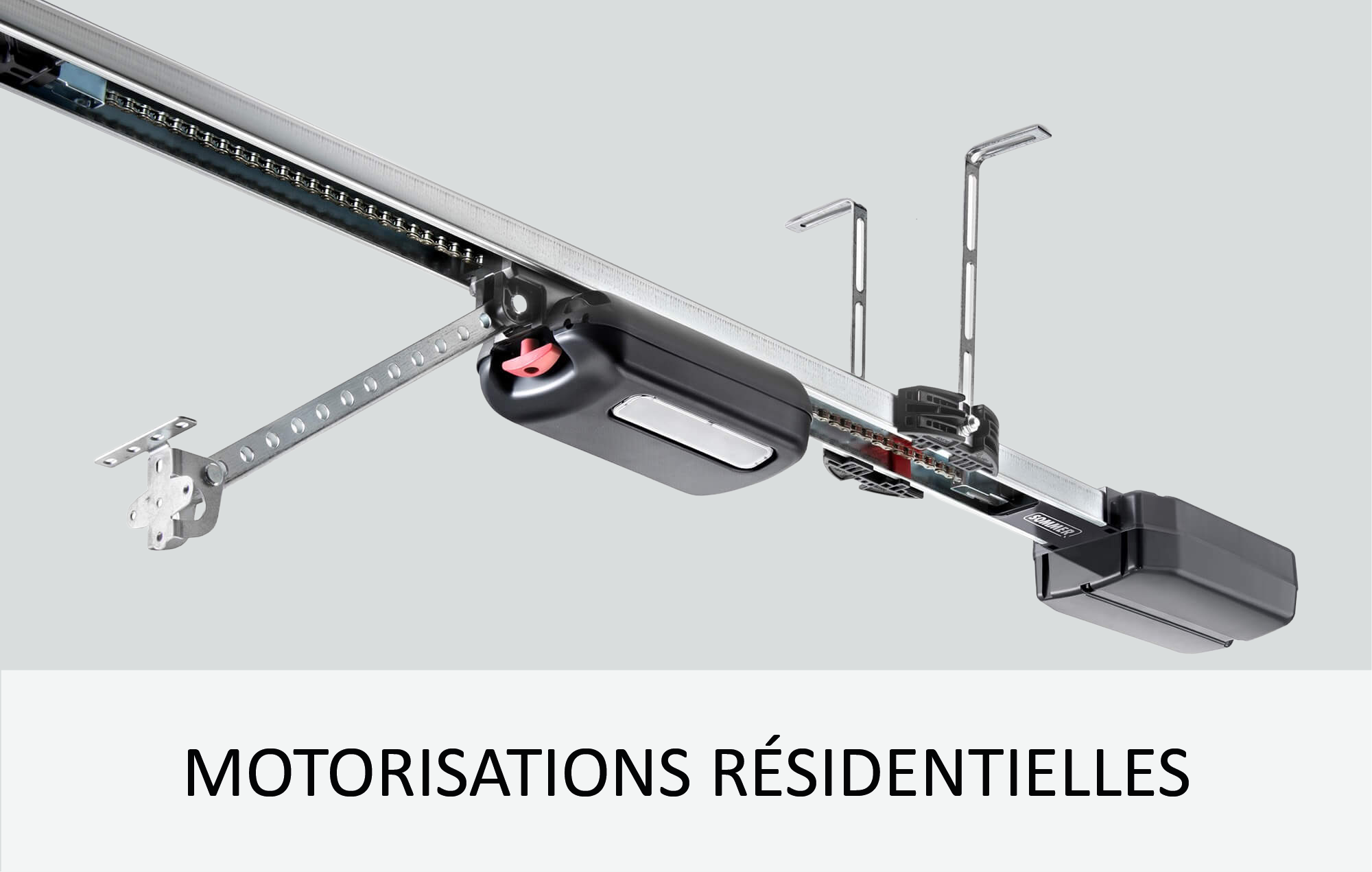 Motorisations résidentielles porte de garage sectionnelle